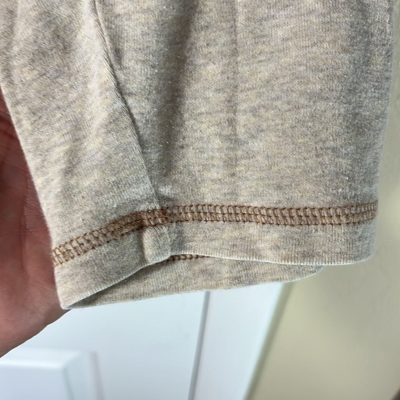 SO blue sigrid olsen VTG Y2K raglan slv cotton crop top boho geo multi color 2X - Picture 8 of 13